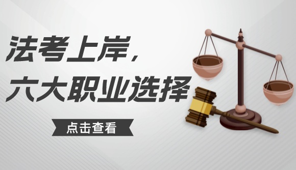 法考上岸，六大职业选择!