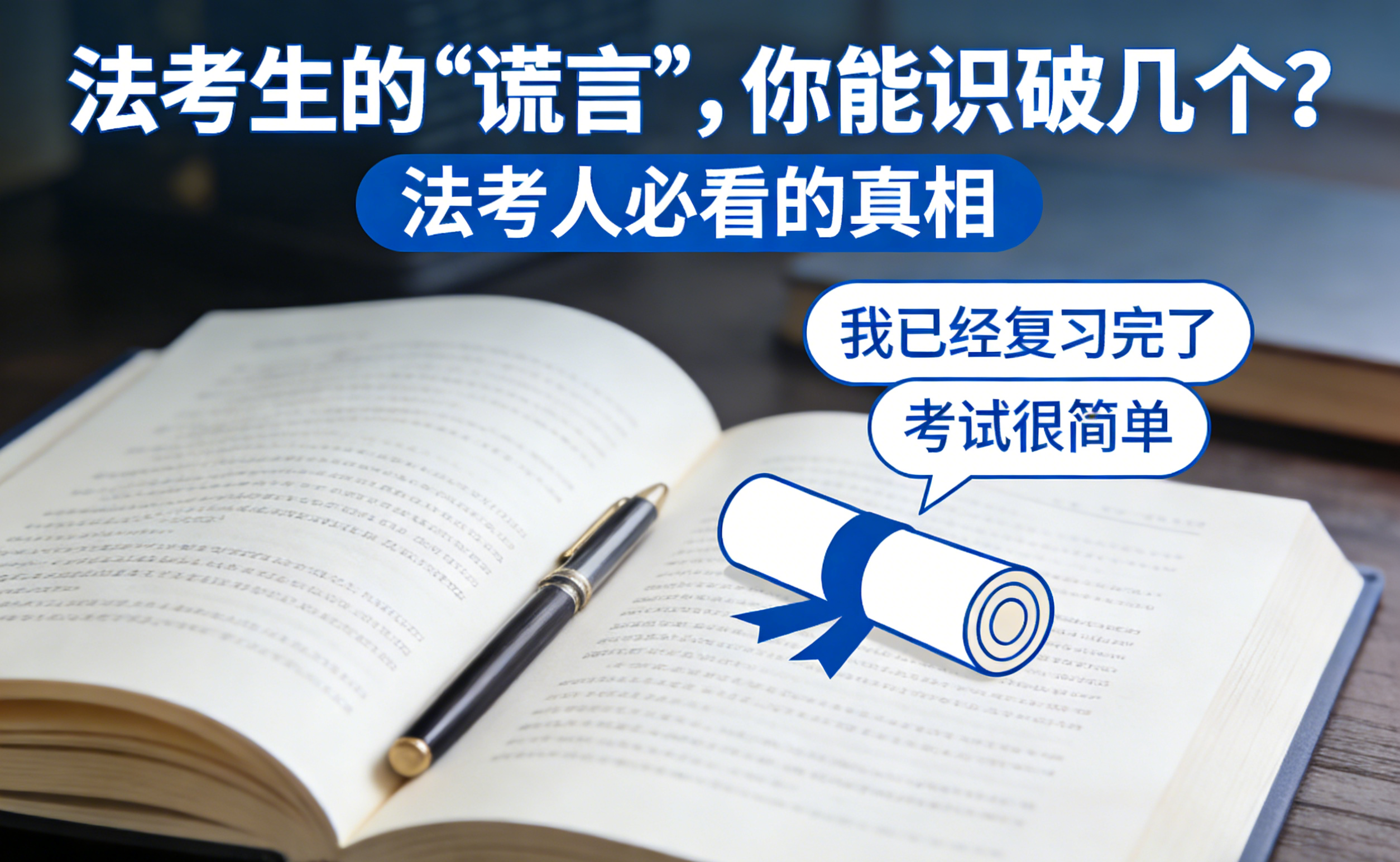 法考生的“谎言”，你能识破几个?