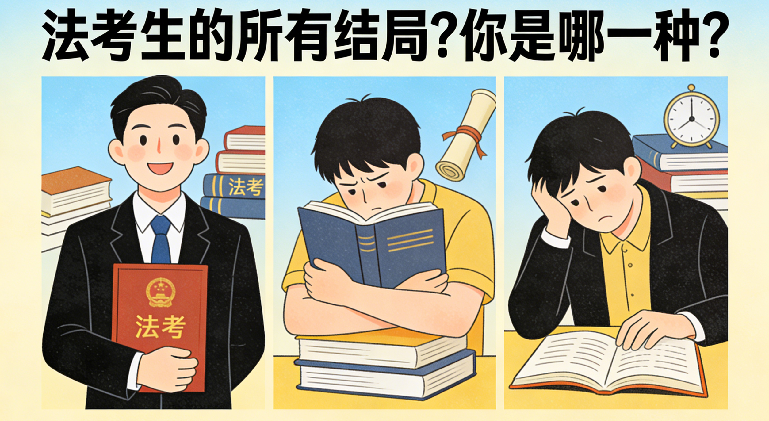 法考生的所有结局?你是哪一种?