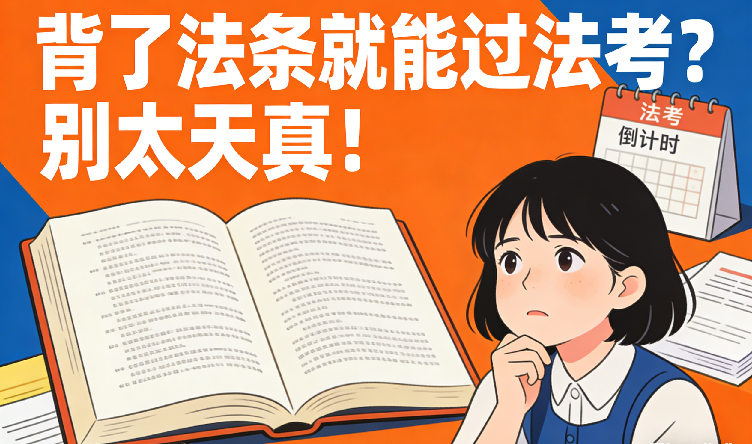 背了法条就能过法考?别太天真!